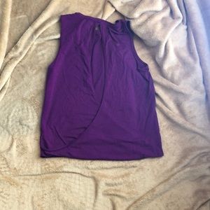 Magenta open back athleta tank